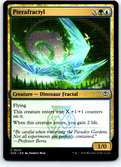 Pterafractyl 215 Common Secrets of Strixhaven Magic: The Gathering Near Mint