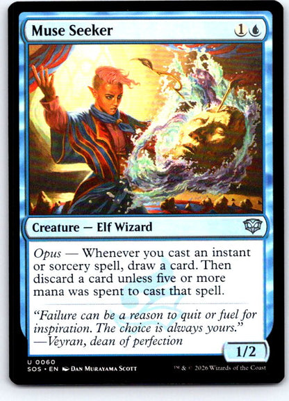 Muse Seeker 60 Uncommon Secrets of Strixhaven Magic: The Gathering Near Mint