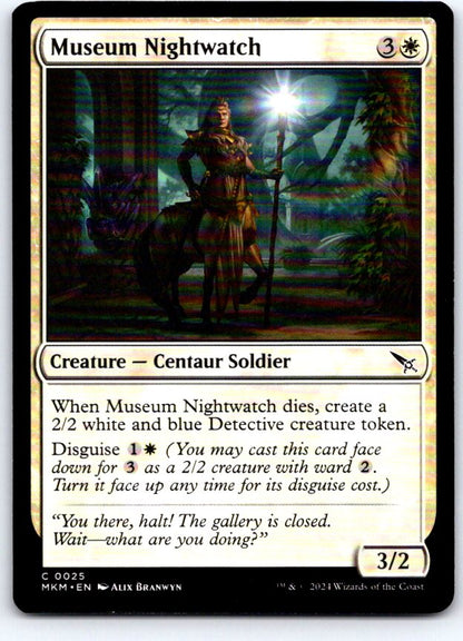 Museum Nightwatch 25 Common Murders at Karlov Manor Magic: The Gathering NM