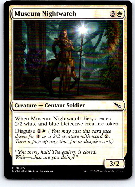Museum Nightwatch 25 Common Murders at Karlov Manor Magic: The Gathering NM