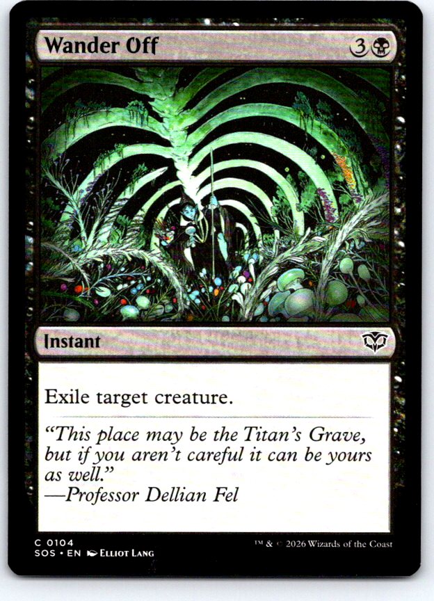 Wander Off 104 Common Secrets of Strixhaven Magic: The Gathering Near Mint