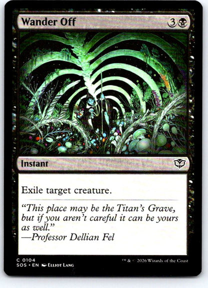 Wander Off 104 Common Secrets of Strixhaven Magic: The Gathering Near Mint