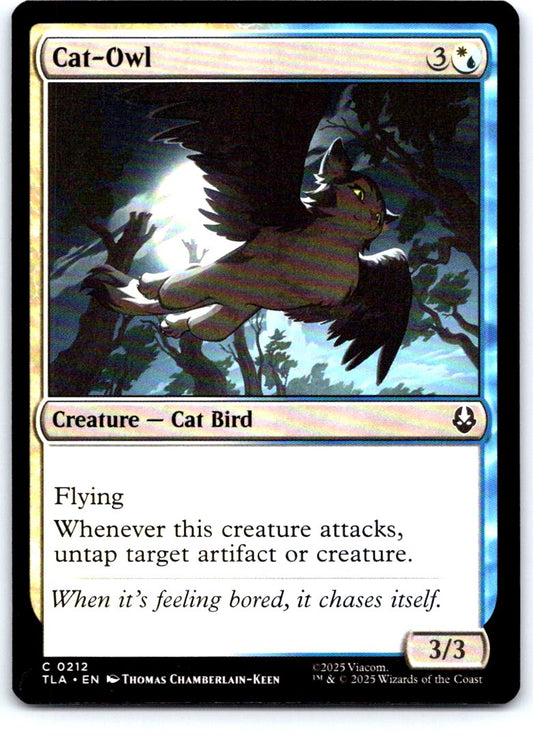 Cat-Owl 212 Common Avatar: The Last Airbender Magic: The Gathering Near Mint