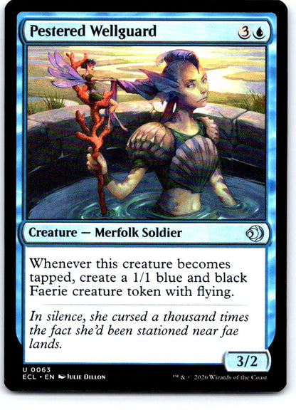 Pestered Wellguard 63 Uncommon Lorwyn Eclipsed Magic: The Gathering Near Mint