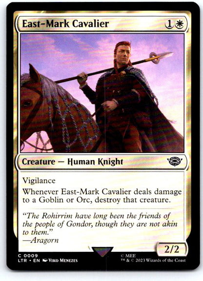 East-Mark Cavalier 9 Universes Beyond: LOTR: Tales of Middle-earth MTG NM