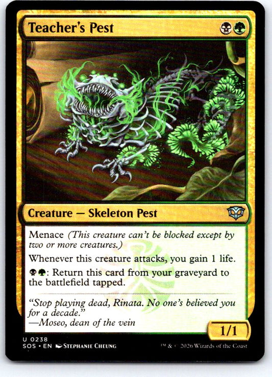 Teacher's Pest 238 Uncommon Secrets of Strixhaven Magic: The Gathering Near Mint