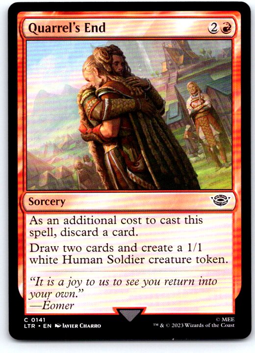 Quarrel's End 141 Universes Beyond: LOTR: Tales of Middle-earth MTG NM
