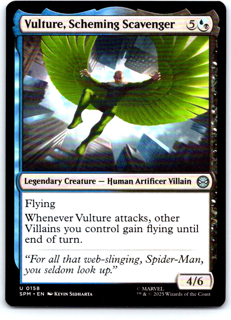 Vulture, Scheming Scavenger 158 Marvel's Spider-Man Magic: The Gathering NM