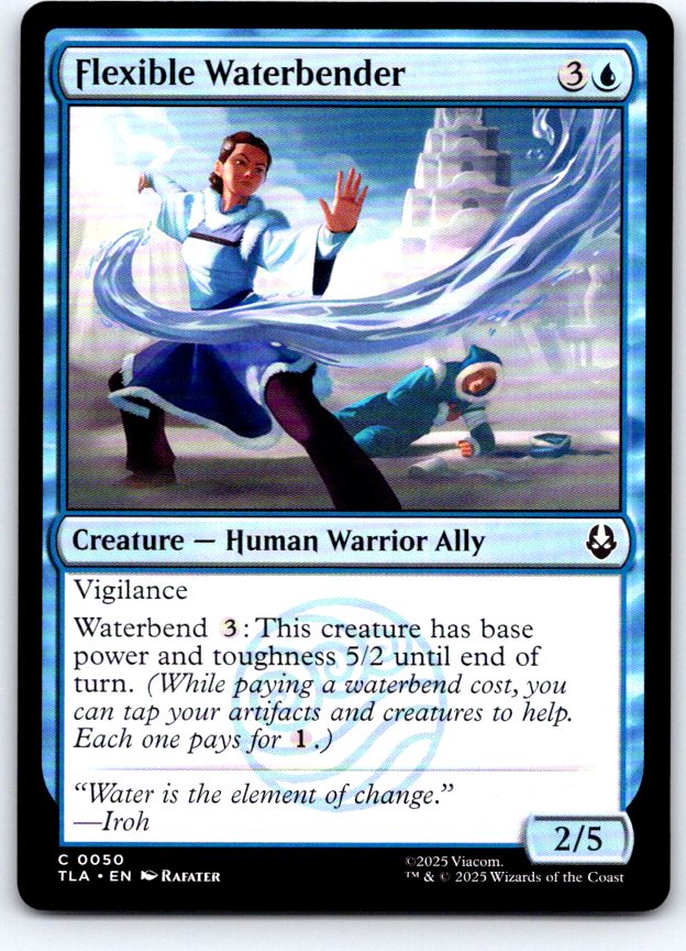 Flexible Waterbender 50 Avatar: The Last Airbender Magic: The Gathering NM