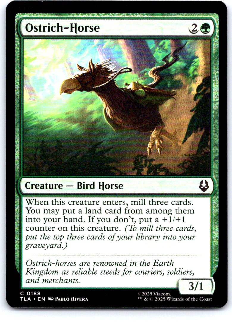 Ostrich-Horse 188 Common Avatar: The Last Airbender Magic: The Gathering NM