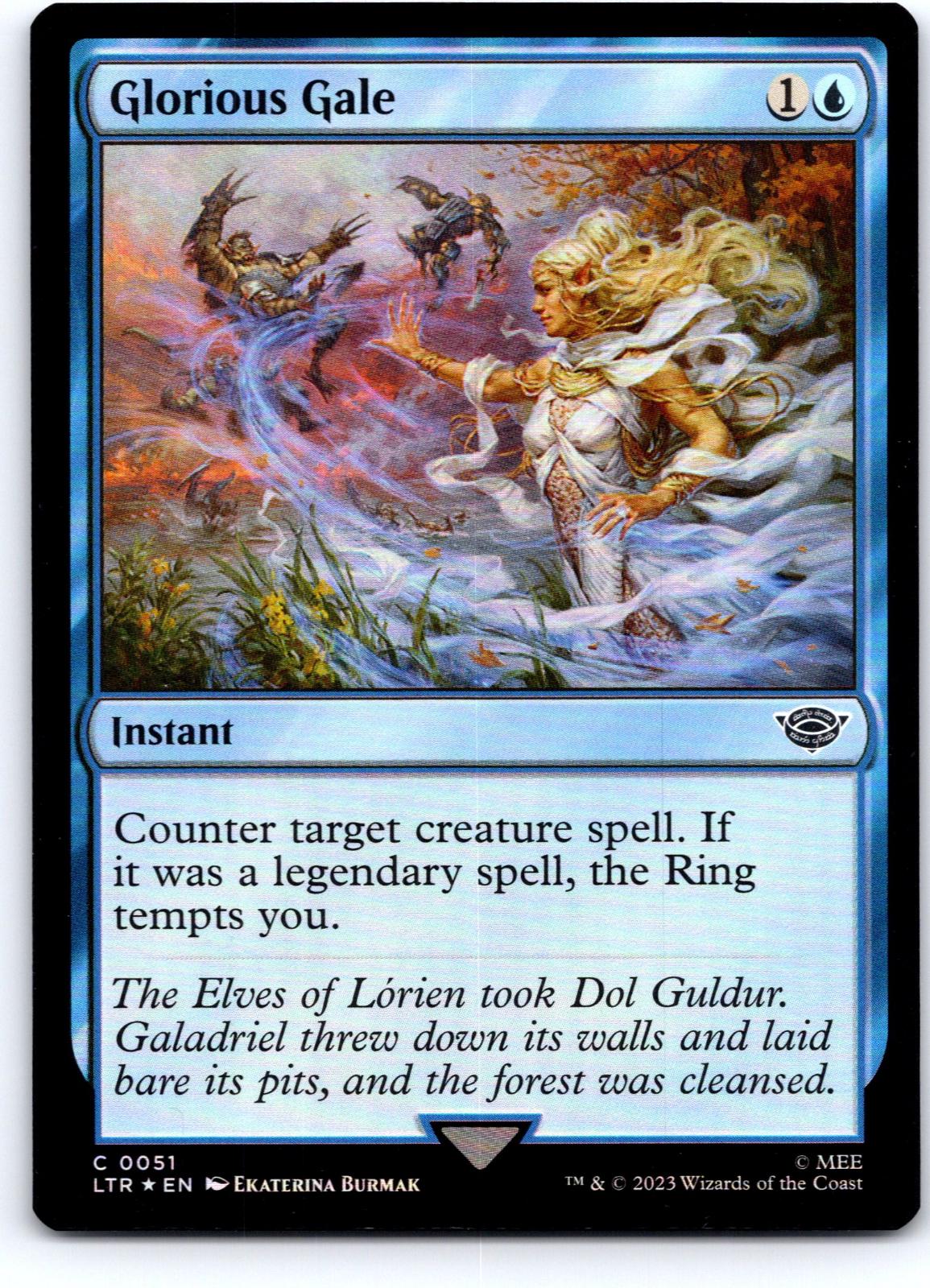 Glorious Gale 51 Universes Beyond: LOTR: Tales of Middle-earth MTG Foil NM