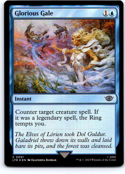 Glorious Gale 51 Universes Beyond: LOTR: Tales of Middle-earth MTG Foil NM