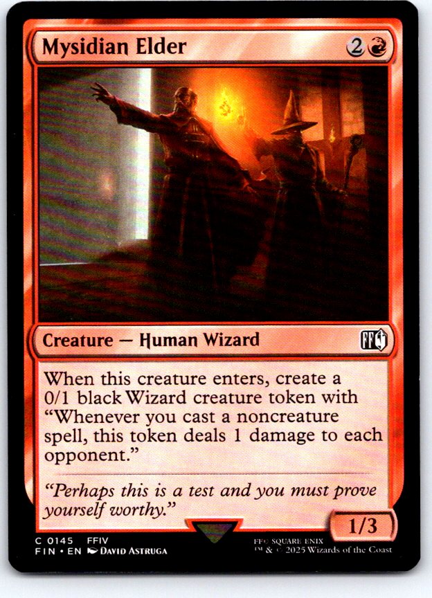 Mysidian Elder 145 Common FINAL FANTASY Magic: The Gathering Near Mint