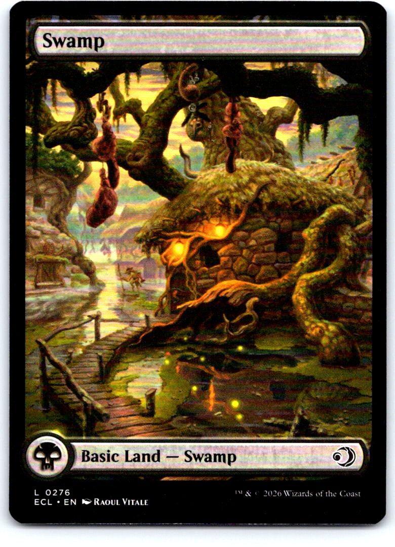 Swamp (0276) 276 Land Lorwyn Eclipsed Magic: The Gathering Near Mint
