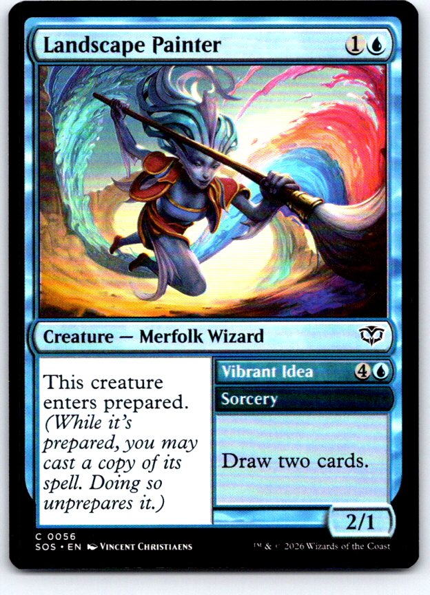 Landscape Painter 56 Common Secrets of Strixhaven Magic: The Gathering Near Mint