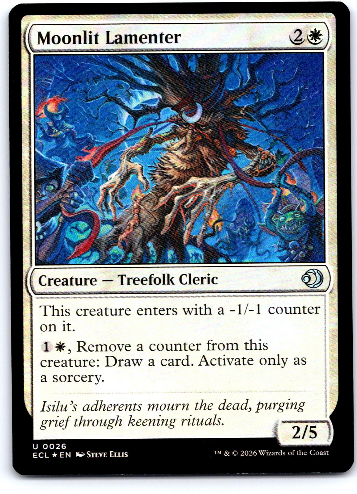Moonlit Lamenter 26 Uncommon Lorwyn Eclipsed Magic: The Gathering Foil Near Mint