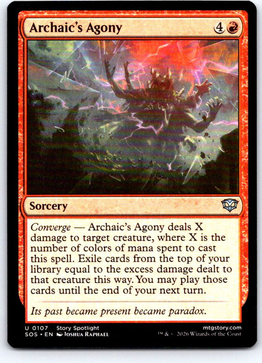 Archaic's Agony 107 Uncommon Secrets of Strixhaven Magic: The Gathering NM