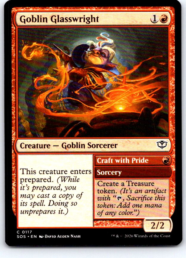 Goblin Glasswright 117 Common Secrets of Strixhaven Magic: The Gathering NM