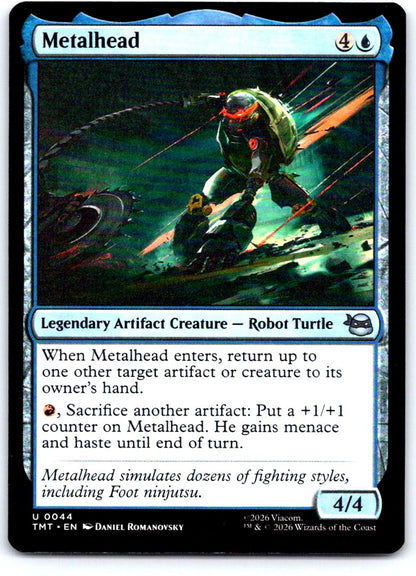 Metalhead 0044 Uncommon Teenage Mutant Ninja Turtles Magic: The Gathering NM