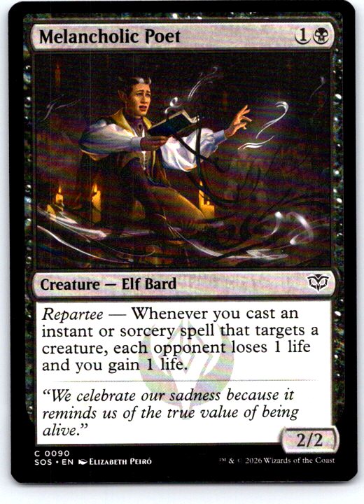 Melancholic Poet 90 Common Secrets of Strixhaven Magic: The Gathering Near Mint