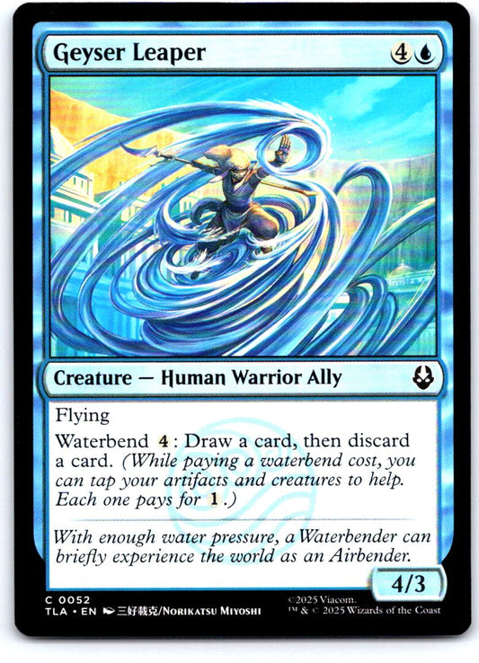 Geyser Leaper 52 Common Avatar: The Last Airbender Magic: The Gathering NM
