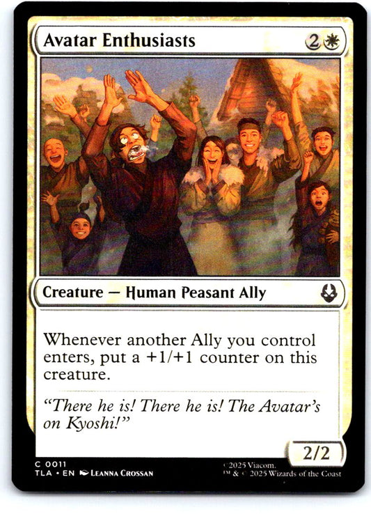 Avatar Enthusiasts 11 Common Avatar: The Last Airbender Magic: The Gathering NM