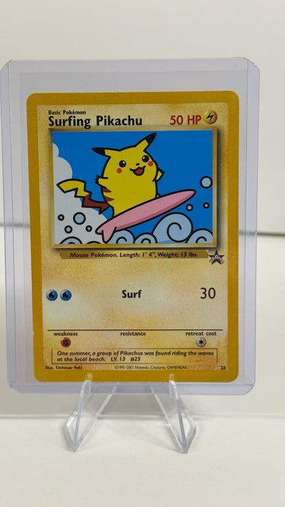 Surfing Pikachu - 2001 WoTC Black Star Promo - Near Mint