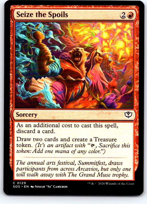 Seize the Spoils 129 Common Secrets of Strixhaven Magic: The Gathering Near Mint