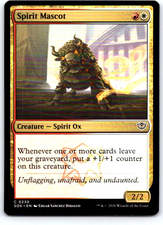 Spirit Mascot 230 Common Secrets of Strixhaven Magic: The Gathering Near Mint