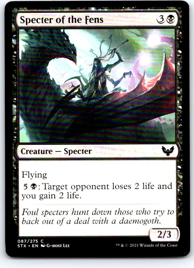 Specter of the Fens 87 Strixhaven: School of Mages Magic: The Gathering NM