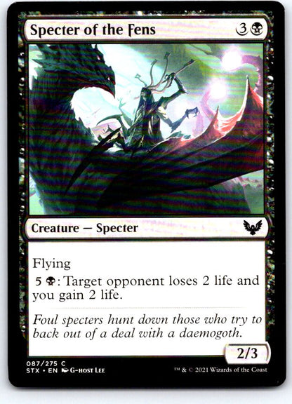 Specter of the Fens 87 Strixhaven: School of Mages Magic: The Gathering NM