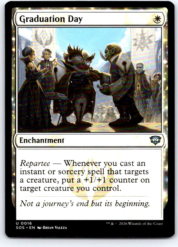 Graduation Day 16 Uncommon Secrets of Strixhaven Magic: The Gathering Near Mint