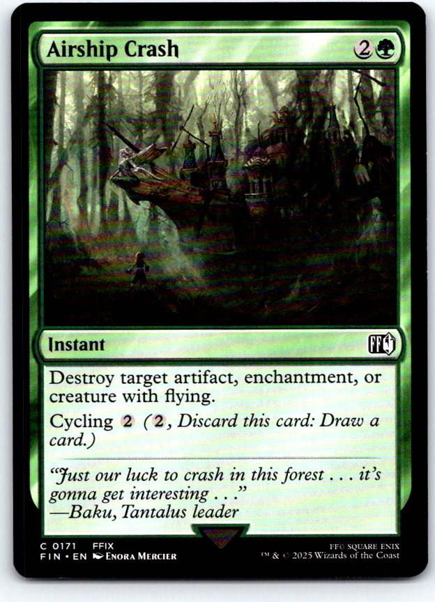 Airship Crash 171 Common FINAL FANTASY Magic: The Gathering Near Mint