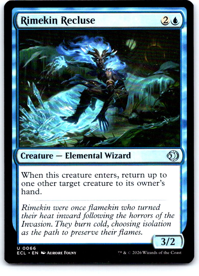 Rimekin Recluse 66 Uncommon Lorwyn Eclipsed Magic: The Gathering Near Mint