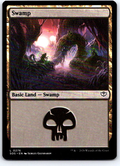 Swamp (296) 296 Land Commander 2019 Magic: The Gathering Near Mint