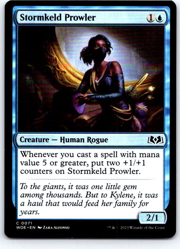 Stormkeld Prowler 71 Common Wilds of Eldraine Magic: The Gathering Near Mint