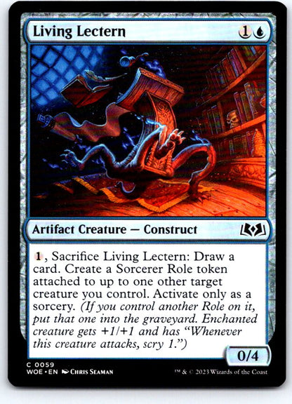 Living Lectern 59 Common Wilds of Eldraine Magic: The Gathering Near Mint