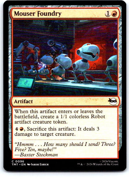 Mouser Foundry 0096 Common Teenage Mutant Ninja Turtles Magic: The Gathering NM