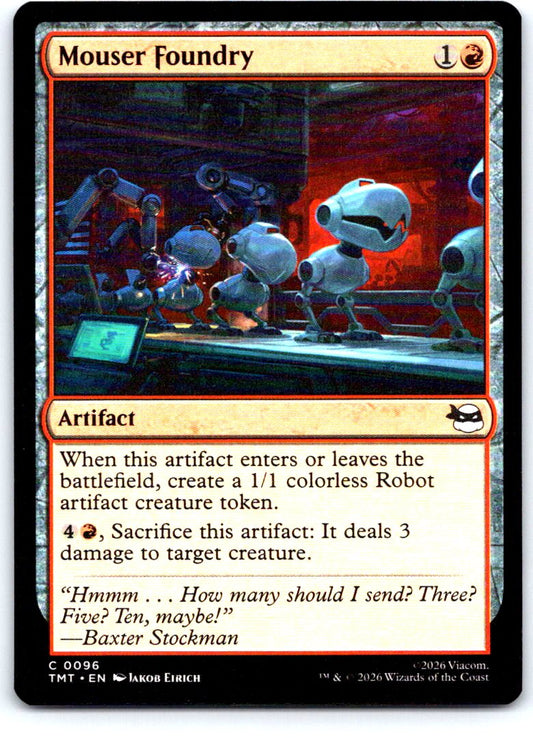 Mouser Foundry 0096 Common Teenage Mutant Ninja Turtles Magic: The Gathering NM