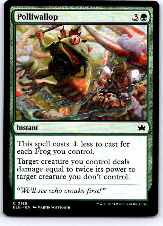 Polliwallop 189 Common Bloomburrow Magic: The Gathering Near Mint