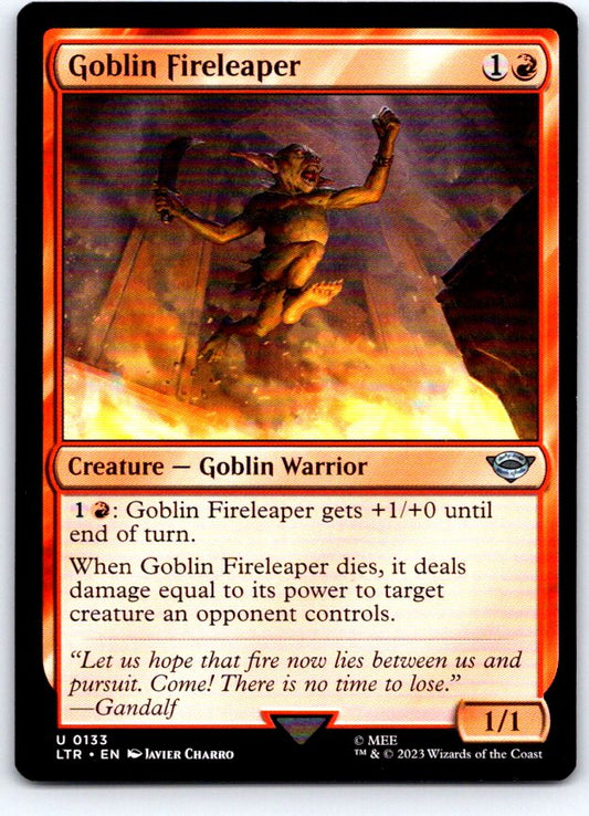 Goblin Fireleaper 133 Universes Beyond: LOTR Magic: The Gathering NM