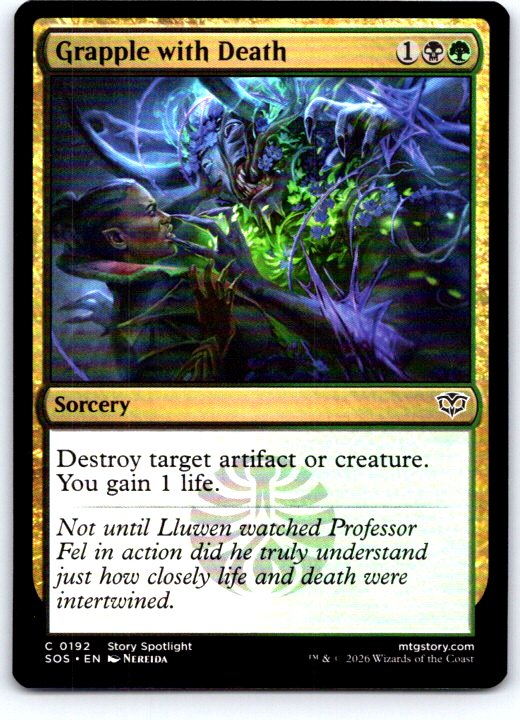 Grapple with Death 192 Common Secrets of Strixhaven Magic: The Gathering NM