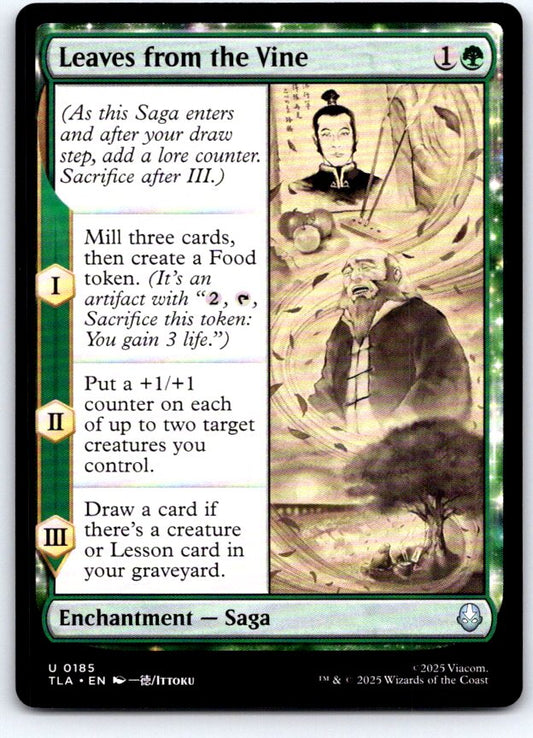Leaves from the Vine 185 Avatar: The Last Airbender Magic: The Gathering NM
