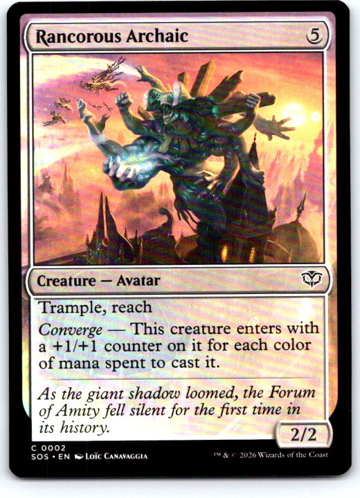 Rancorous Archaic 2 Common Secrets of Strixhaven Magic: The Gathering Near Mint