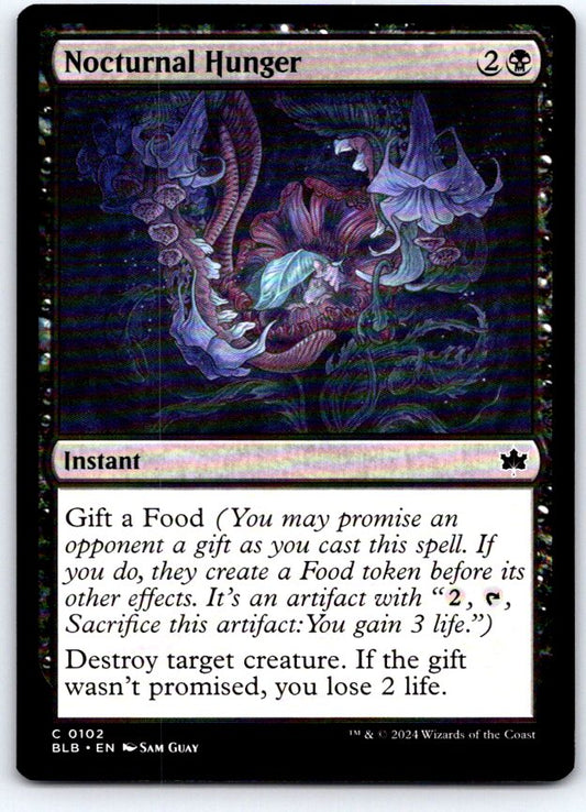 Nocturnal Hunger 102 Common Bloomburrow Magic: The Gathering Near Mint