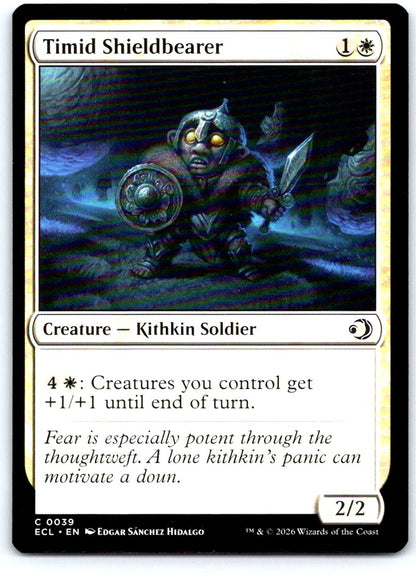 Timid Shieldbearer 39 Common Lorwyn Eclipsed Magic: The Gathering Near Mint