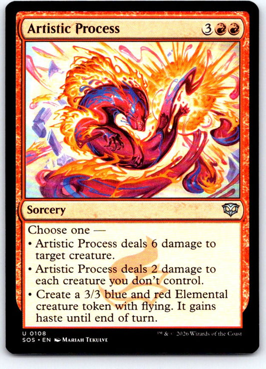 Artistic Process 108 Uncommon Secrets of Strixhaven Magic: The Gathering NM