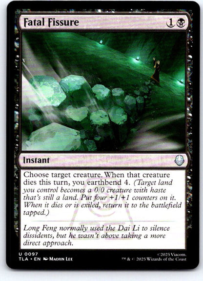 Fatal Fissure 97 Uncommon Avatar: The Last Airbender Magic: The Gathering NM