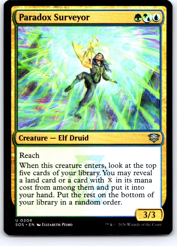 Paradox Surveyor 208 Uncommon Secrets of Strixhaven Magic: The Gathering NM