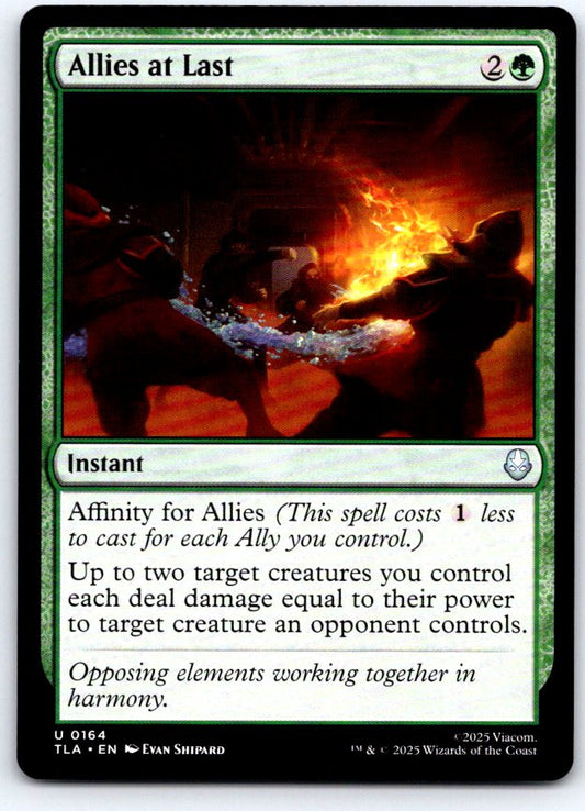 Allies at Last 164 Uncommon Avatar: The Last Airbender Magic: The Gathering NM